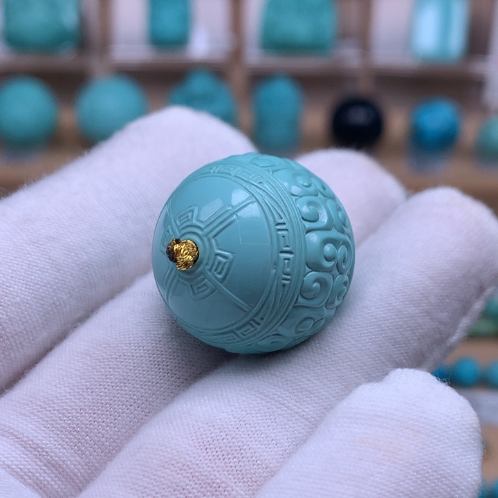 未镶嵌绿松石珠宝奇石