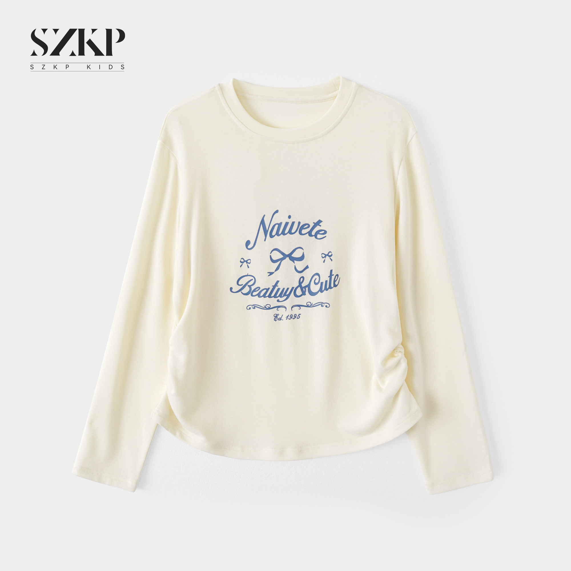 SZKP2025秋季新款女童装中大童儿童洋气时尚长袖T恤BGYQ552447
