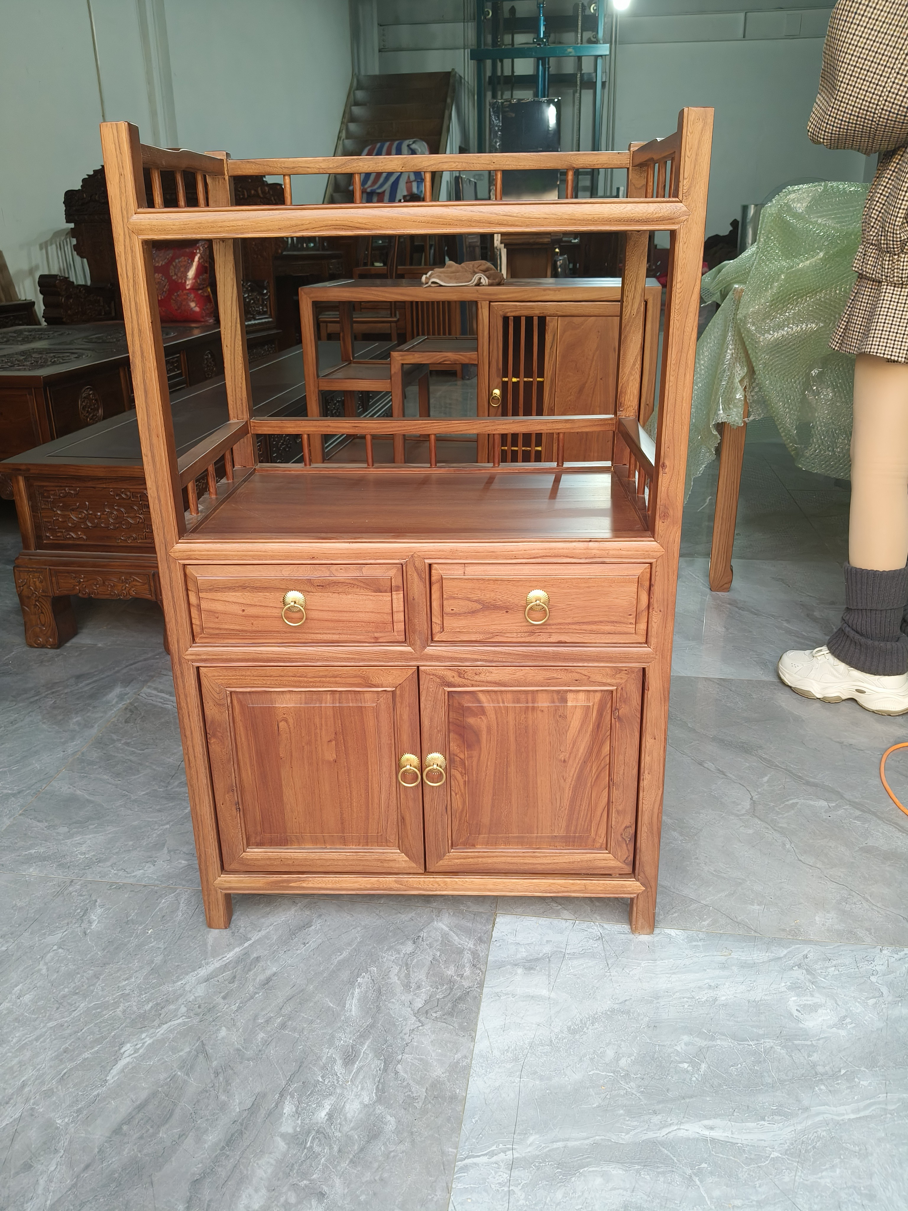 书柜家用简约实用兼具收纳功能新中式风格