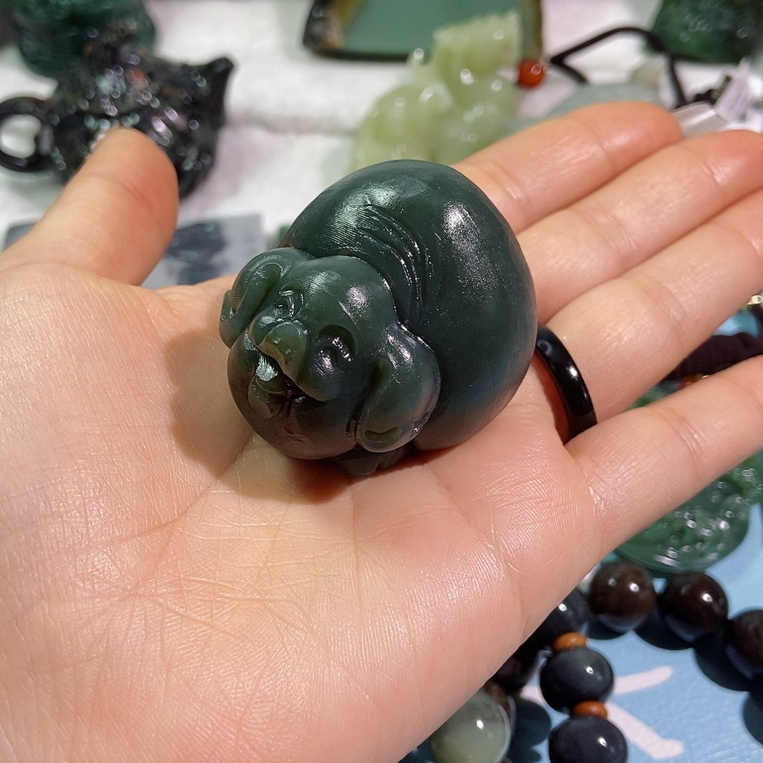 和田玉珠宝奇石未镶嵌坚*