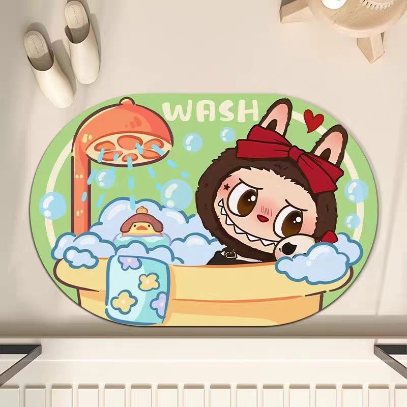 A-207【50*80】潮牌浴室吸水防滑垫三秒速吸脚垫耐脏耐磨防滑