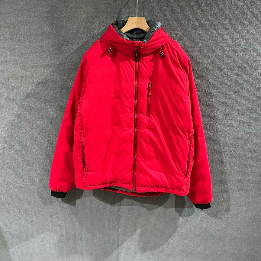 未使用 CANADA GOOSE （pm）红色羽绒服外套 带吊XL码/5844 