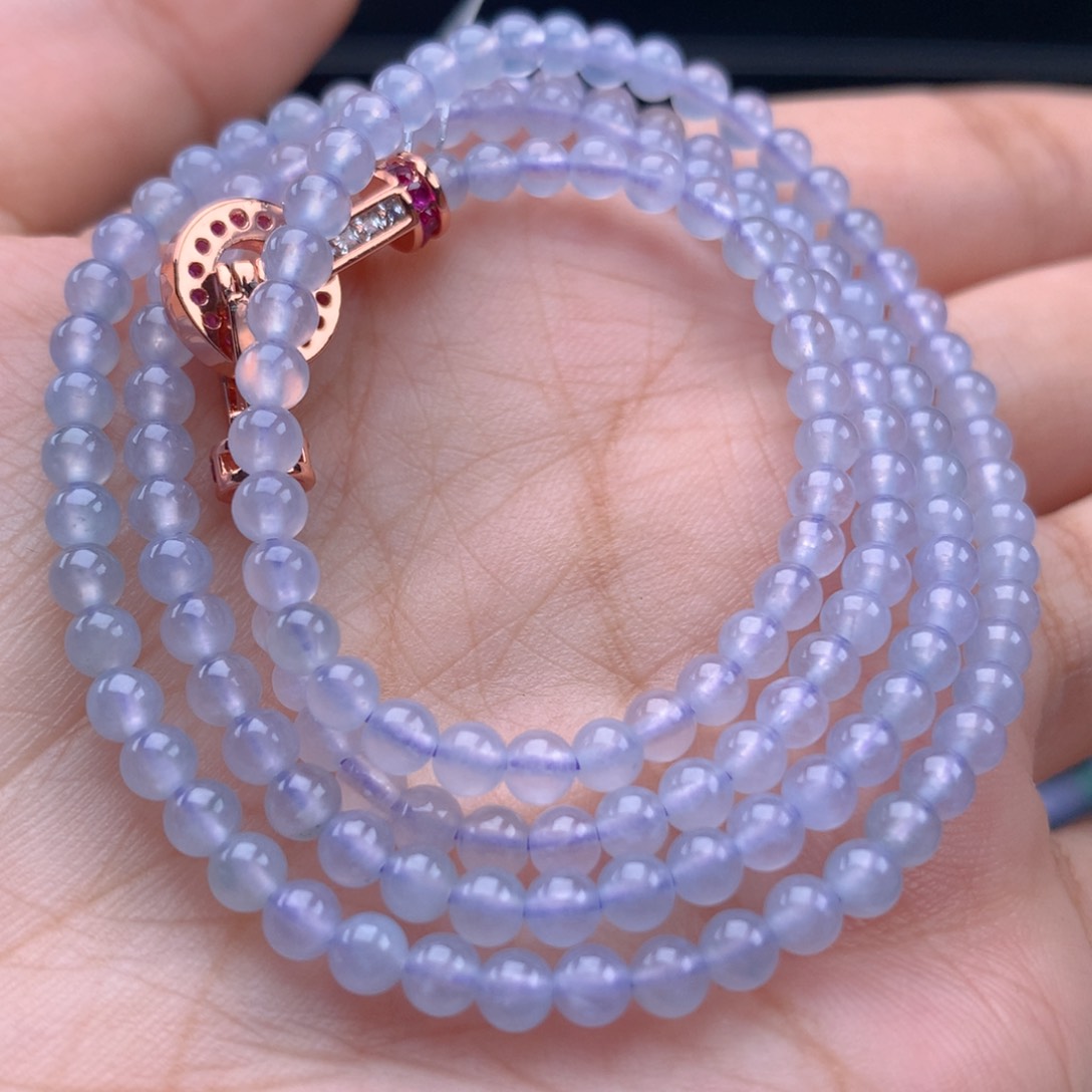 翡翠手链未镶嵌卡