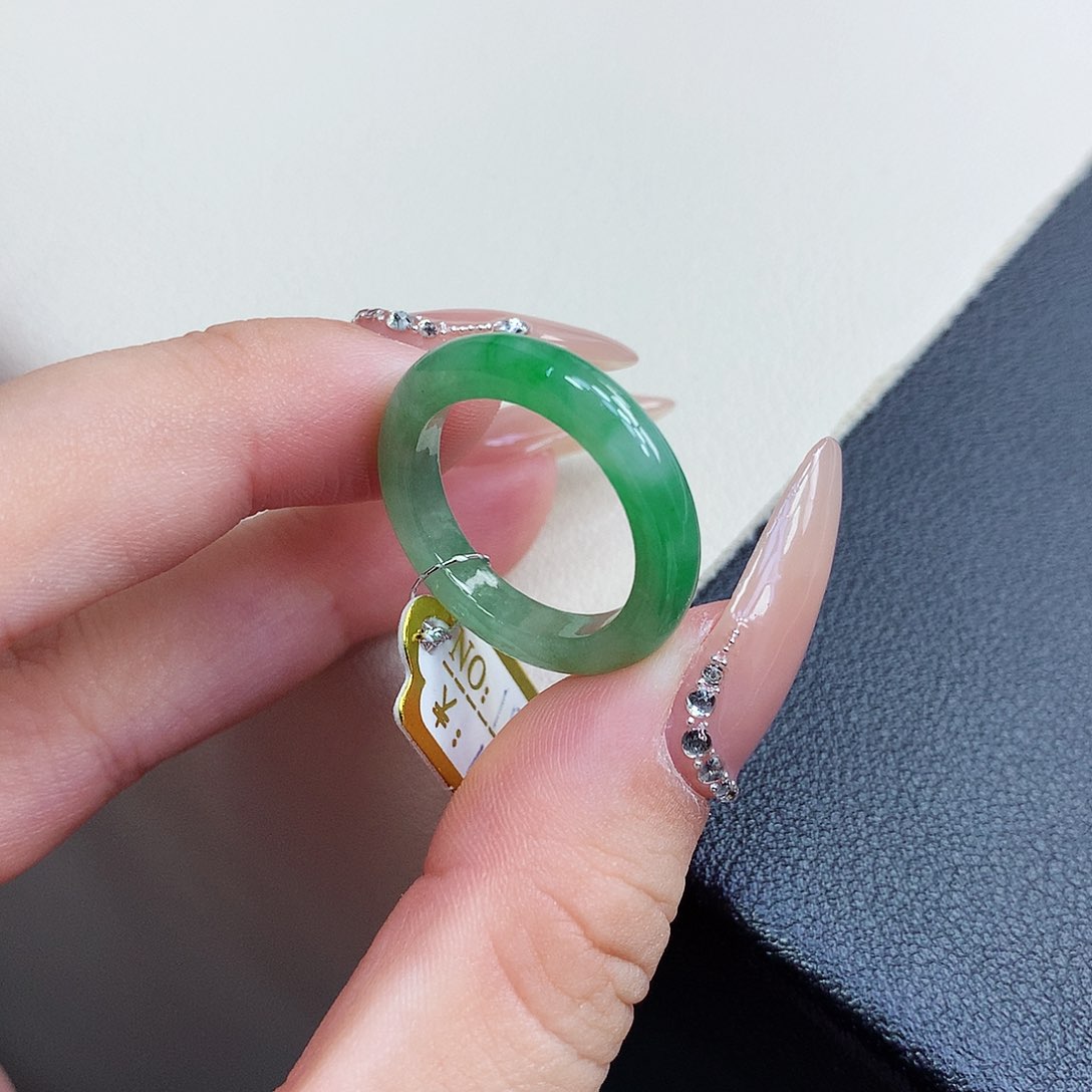 翡翠戒指未镶嵌15号