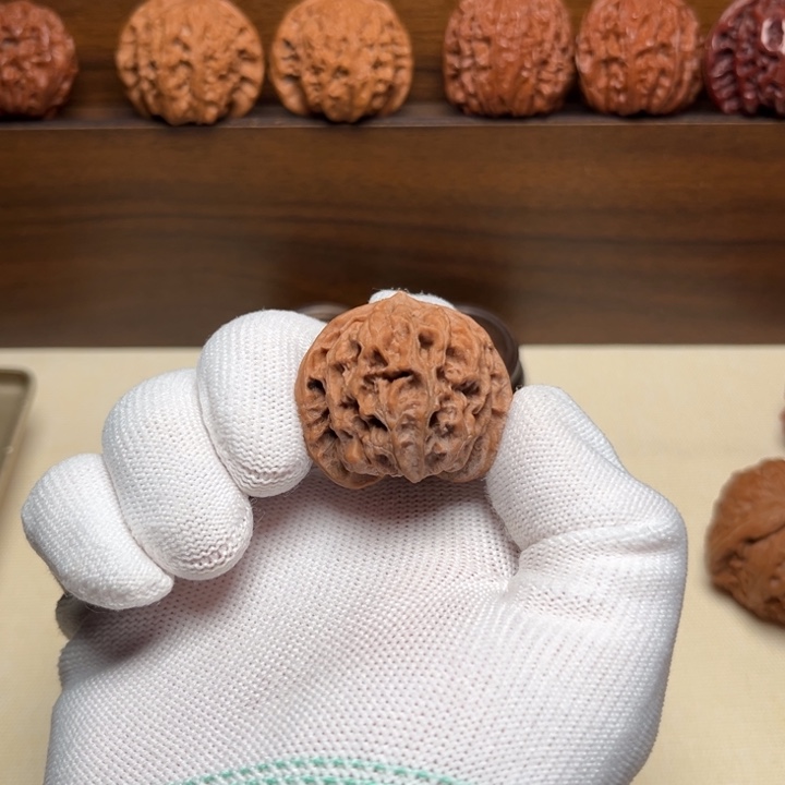 文玩核桃把件老款苹果