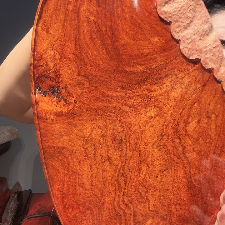 奥氏黄檀（白酸枝）木雕款干泡茶盘