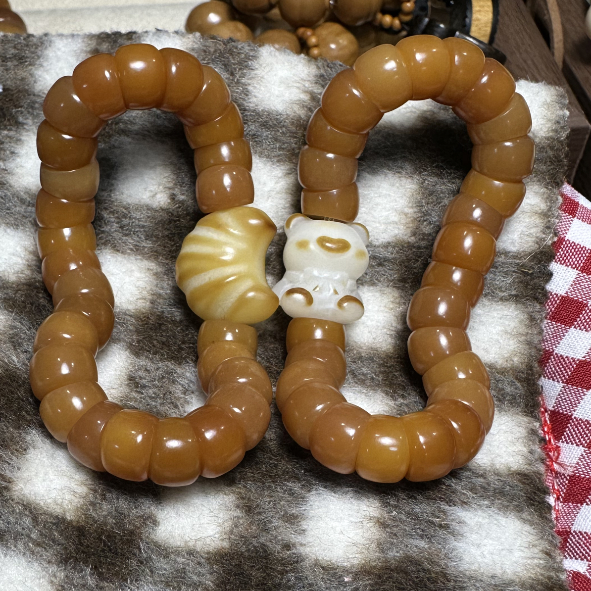 复古天然菩提根手串男女款文玩配饰盘珠小众设计高级感小手念珠