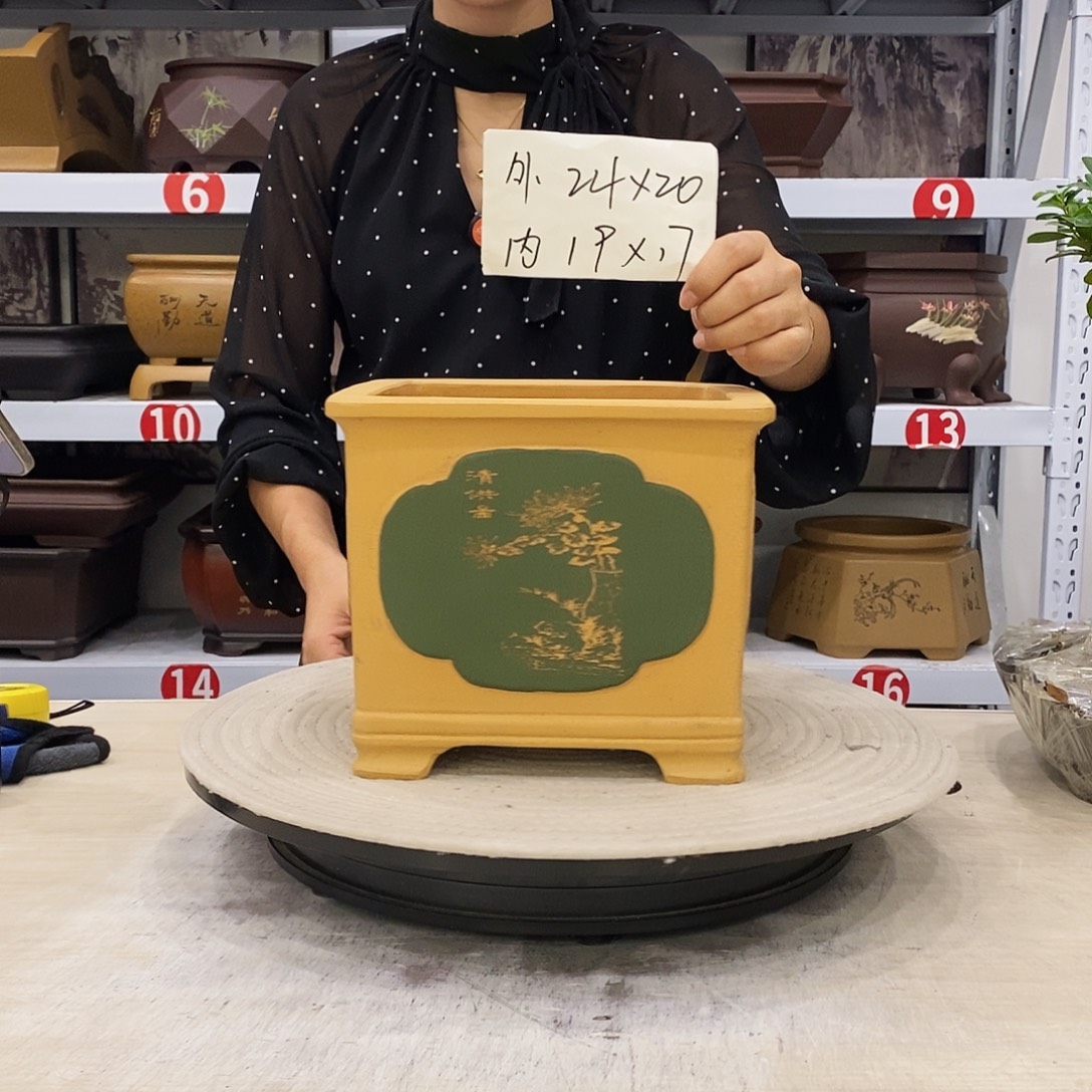紫砂花盆紫砂花盆