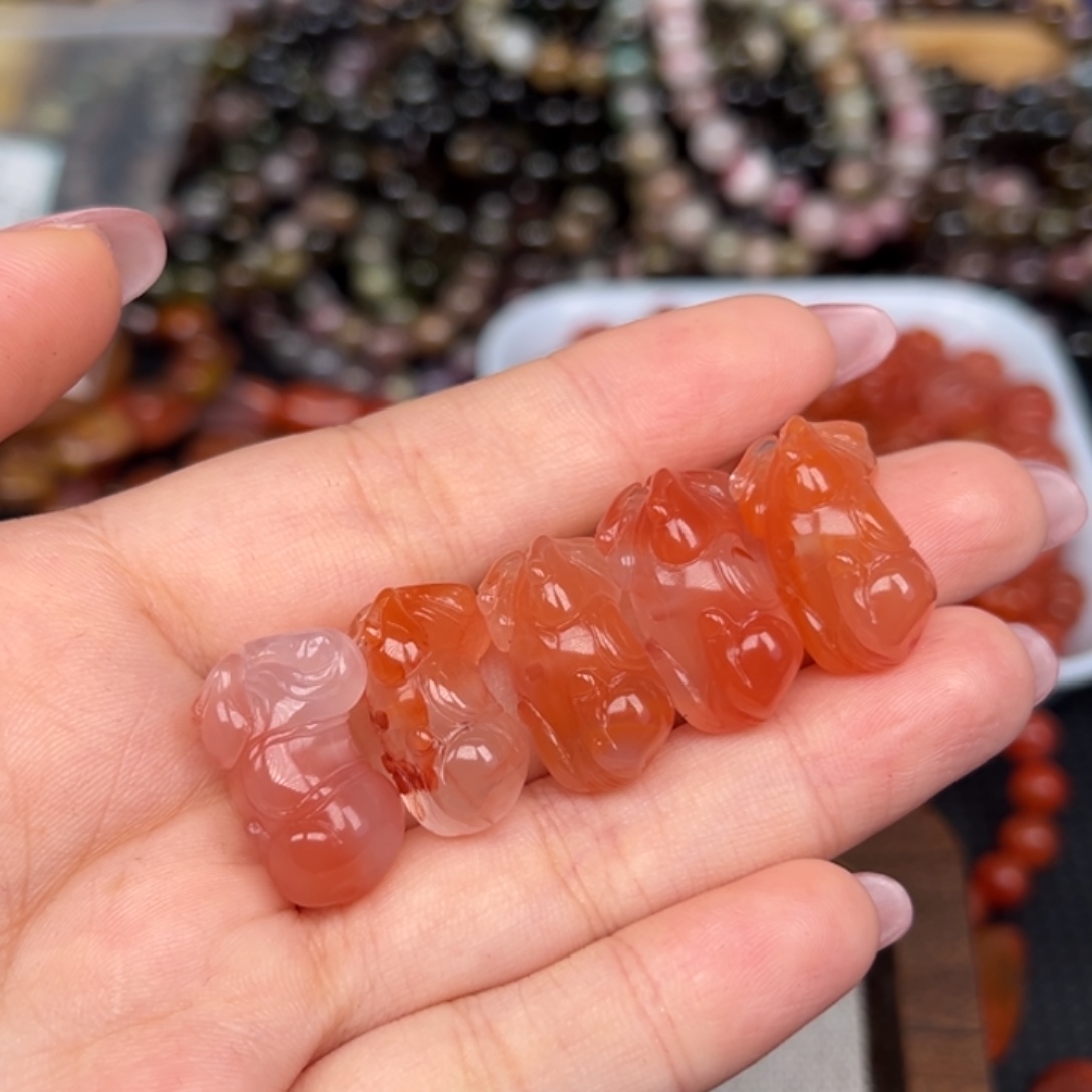 用***0南红玛瑙未镶嵌吊坠(不含链)