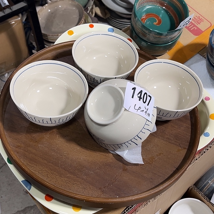 瓷微瑕外贸餐具1407