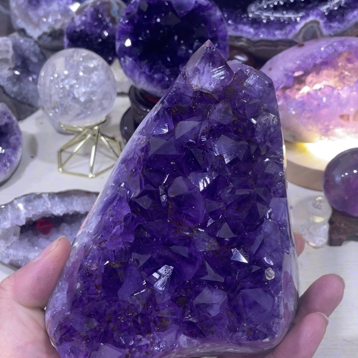 紫晶满钛晶未镶嵌