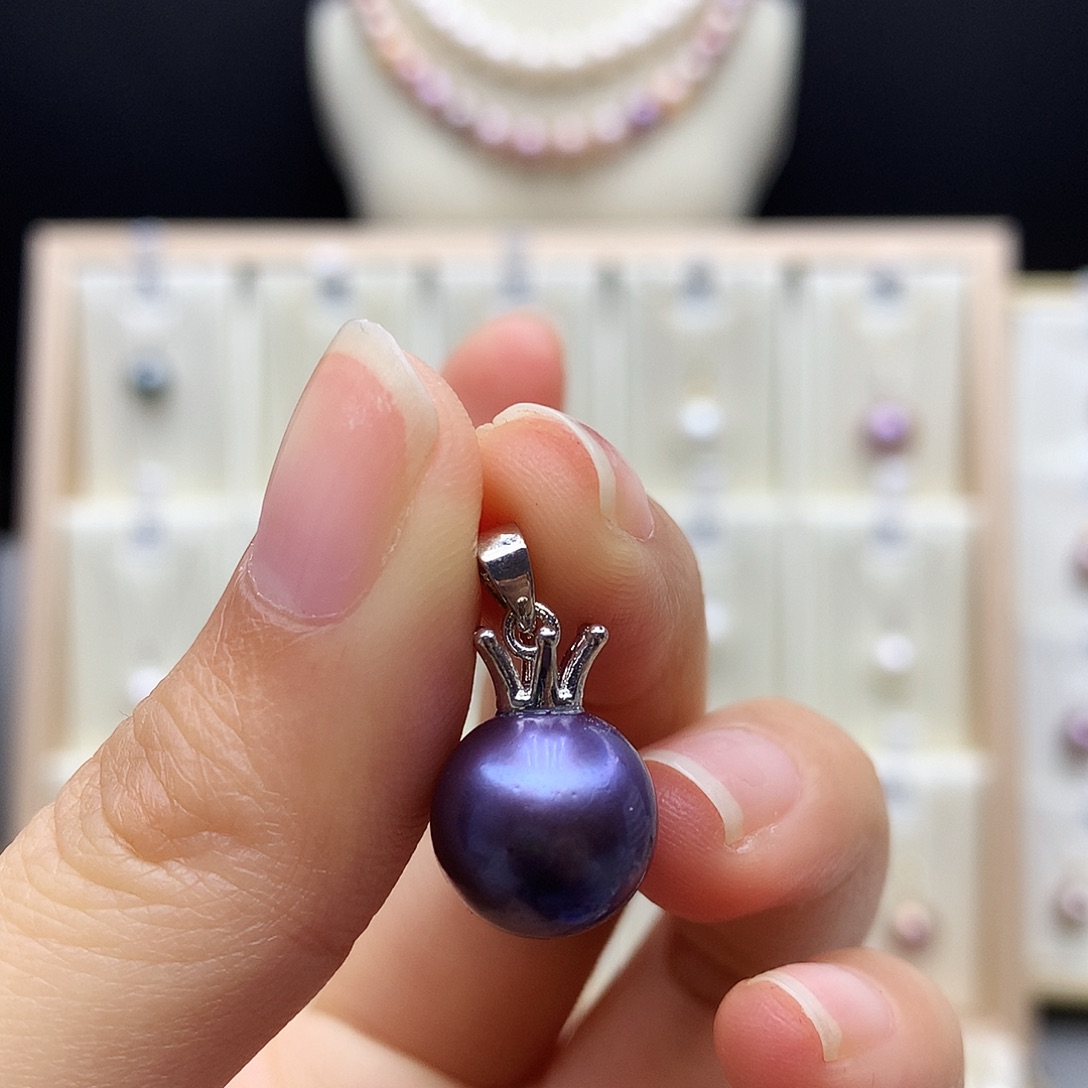 颈饰合金淡水珍珠