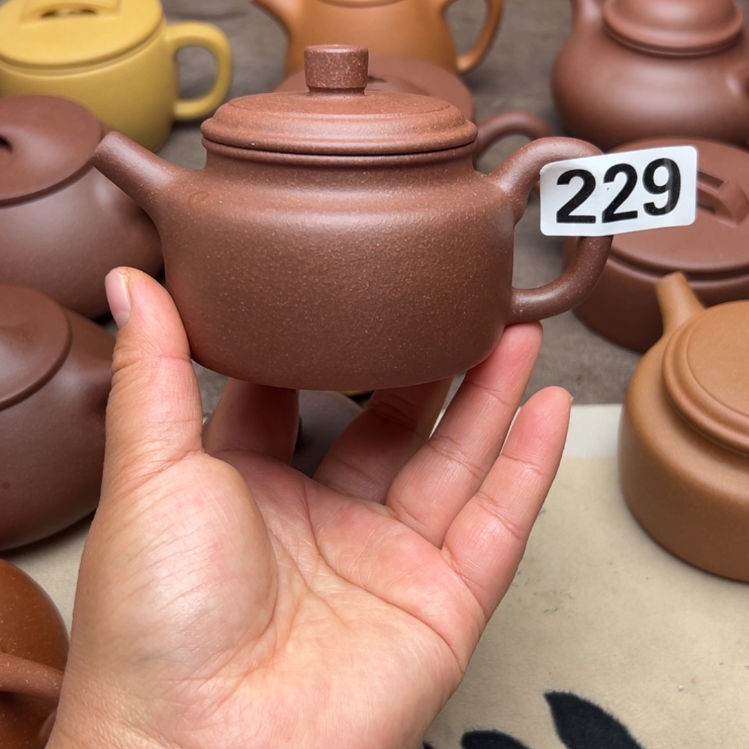 紫砂茶壶紫泥半手工180cc左右