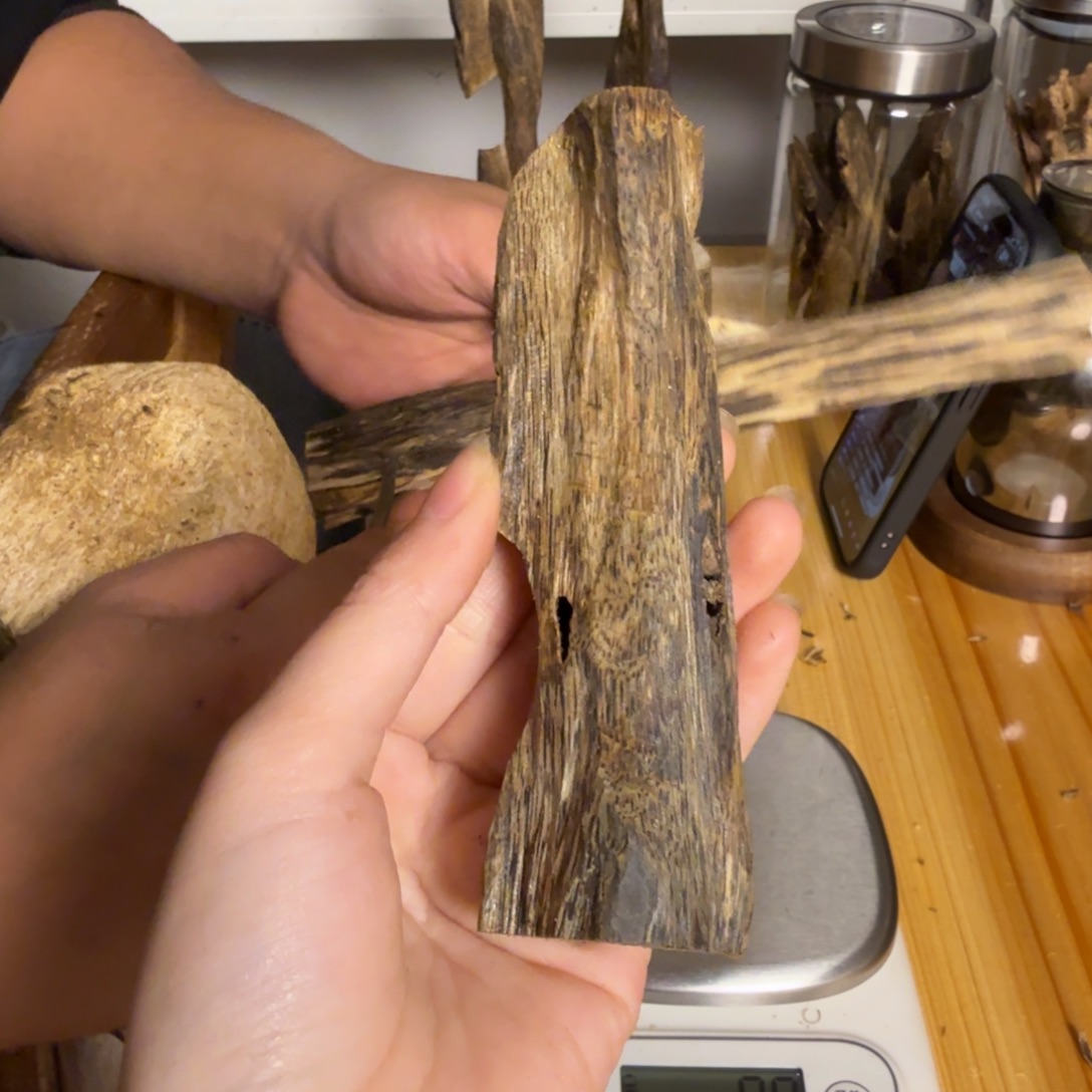 沉香白奇虫漏香31克