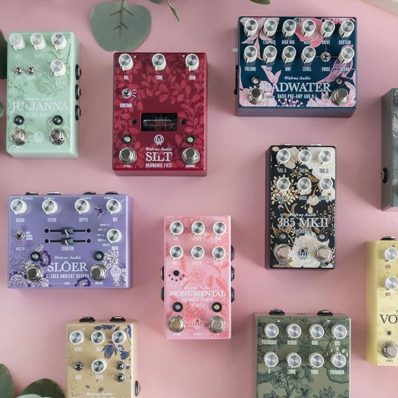 Walrus Audio Julia 海妖合唱颤音SOL混响 R1延迟 失真单块效果器