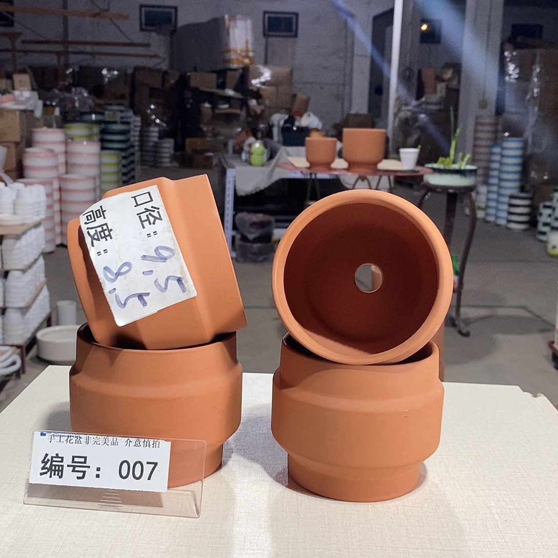 微瑕花盆-007-口9.5×8.5-4个