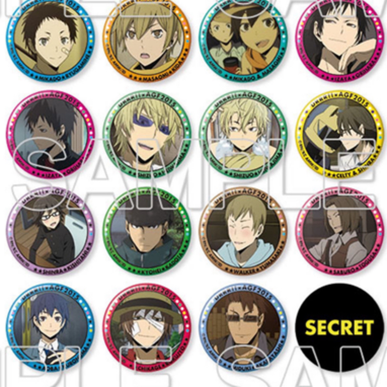 日谷 无头骑士异闻录20周年agf徽章 直播代拆