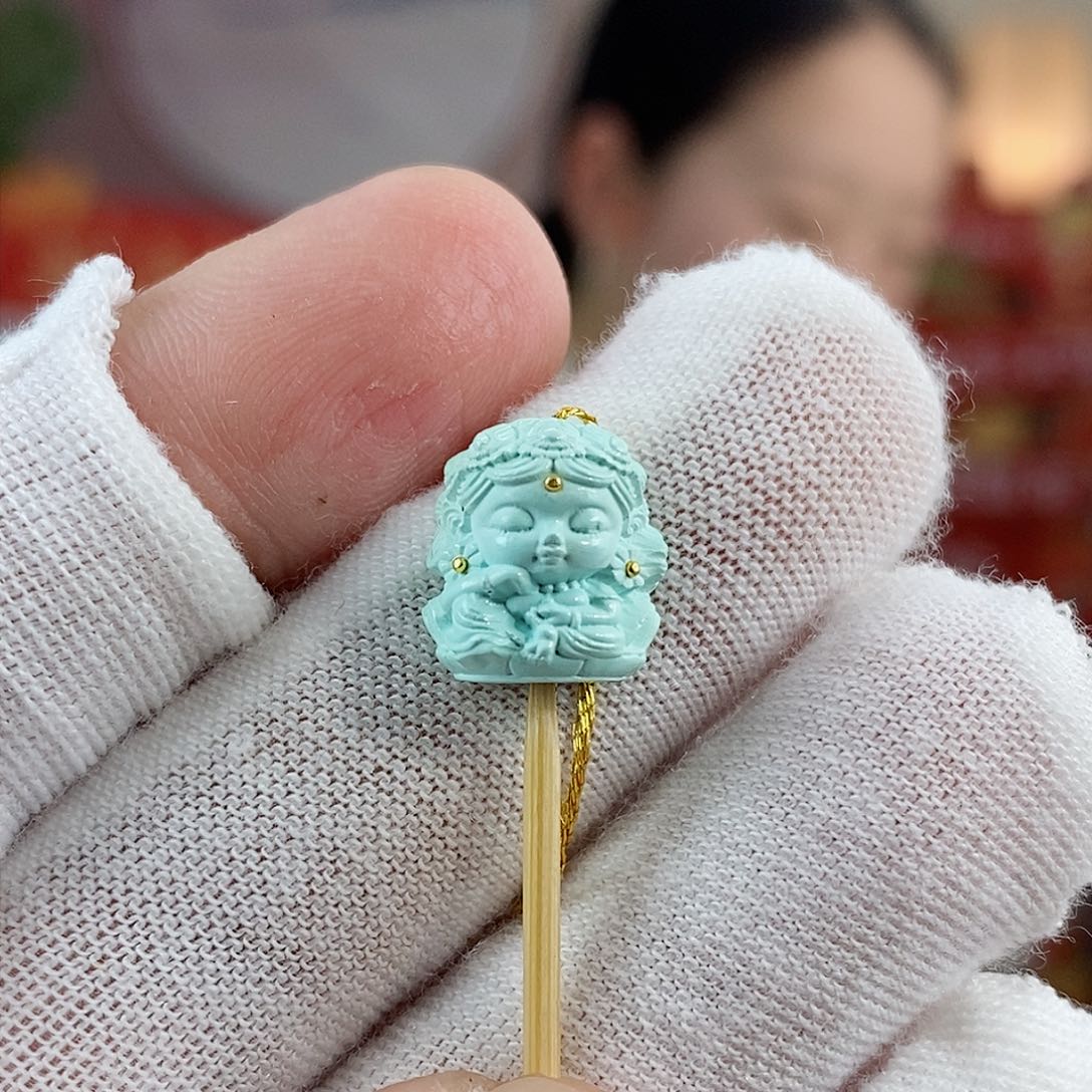 绿松石珠宝奇石未镶嵌