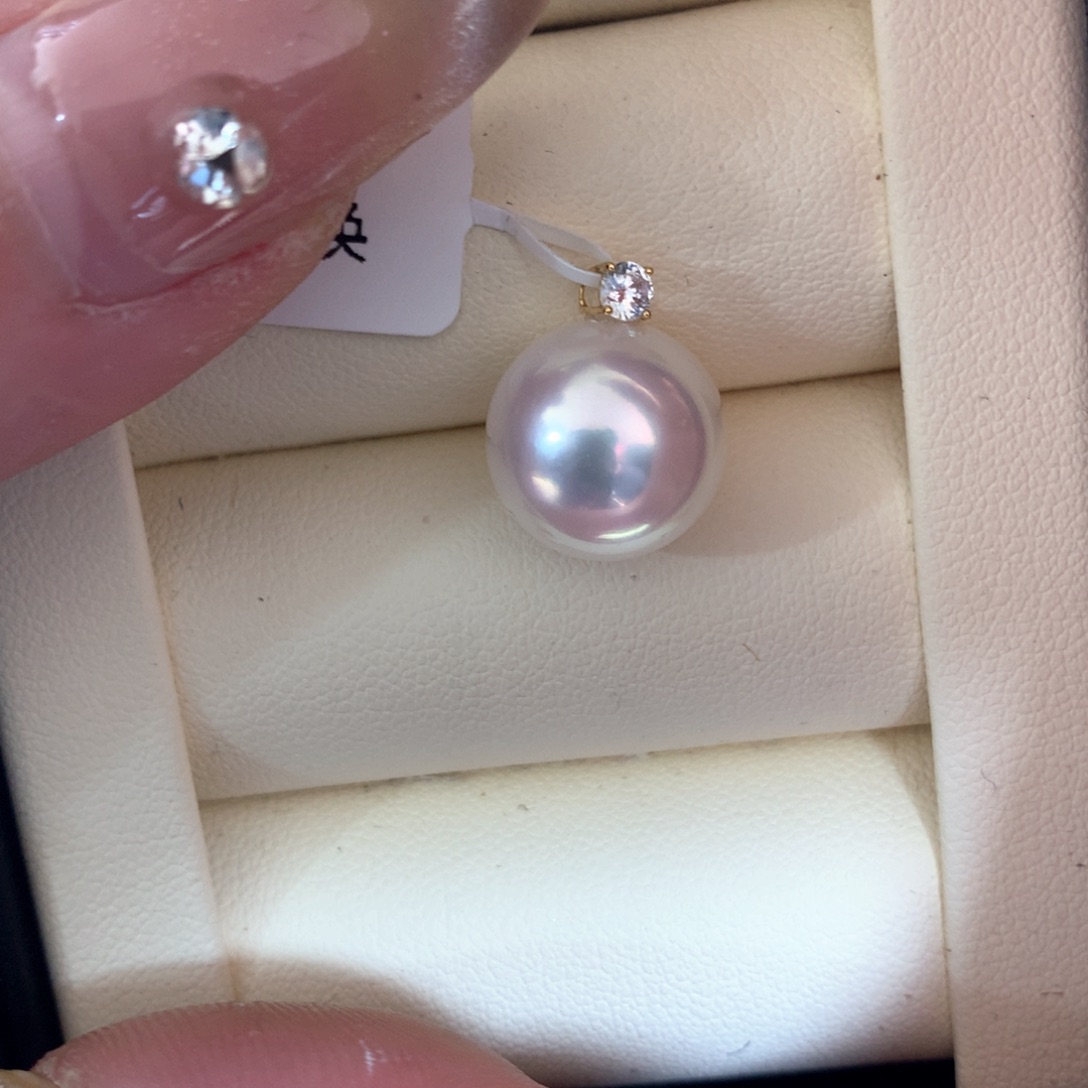 海水珍珠颈饰18K金镶嵌