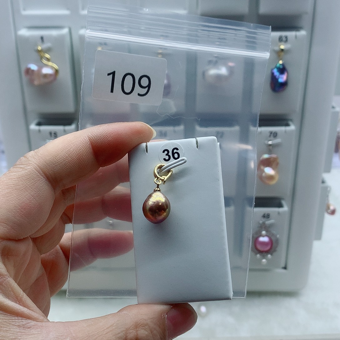 吊坠(不含链)合金淡水珍珠