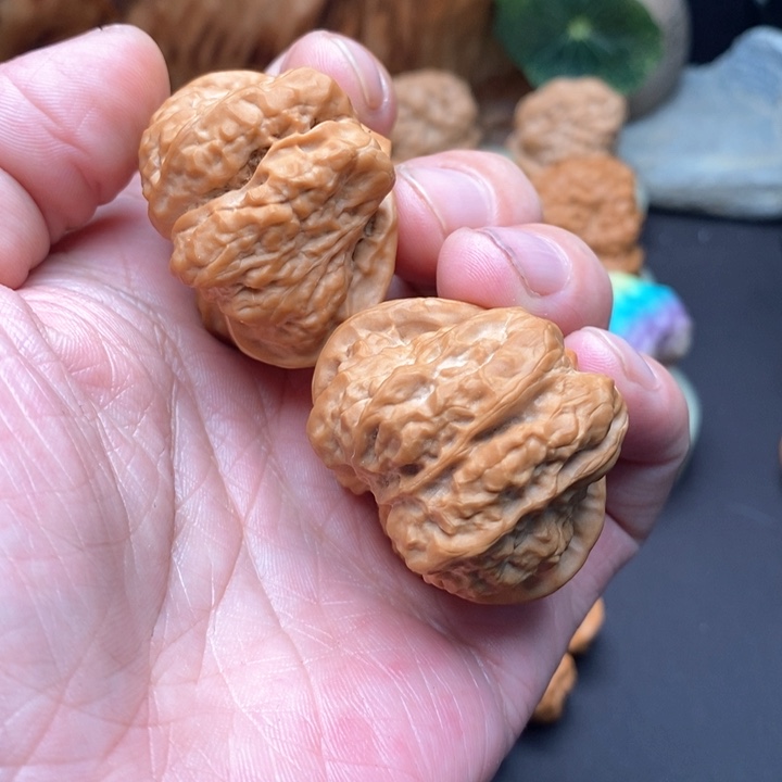 把件文玩核桃40蛤蟆阳