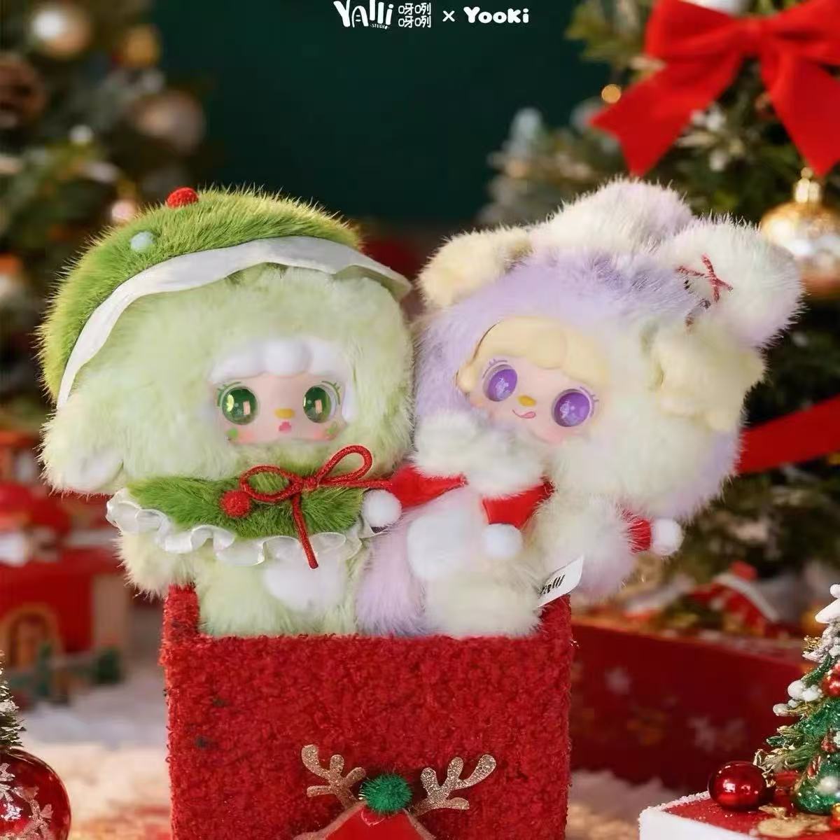 【小藤拆盒】氧氧Yooki圣诞叮叮铛系列毛绒盲盒可爱毛绒挂件