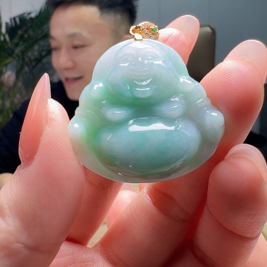 翡翠吊坠(不含链)未镶嵌天然