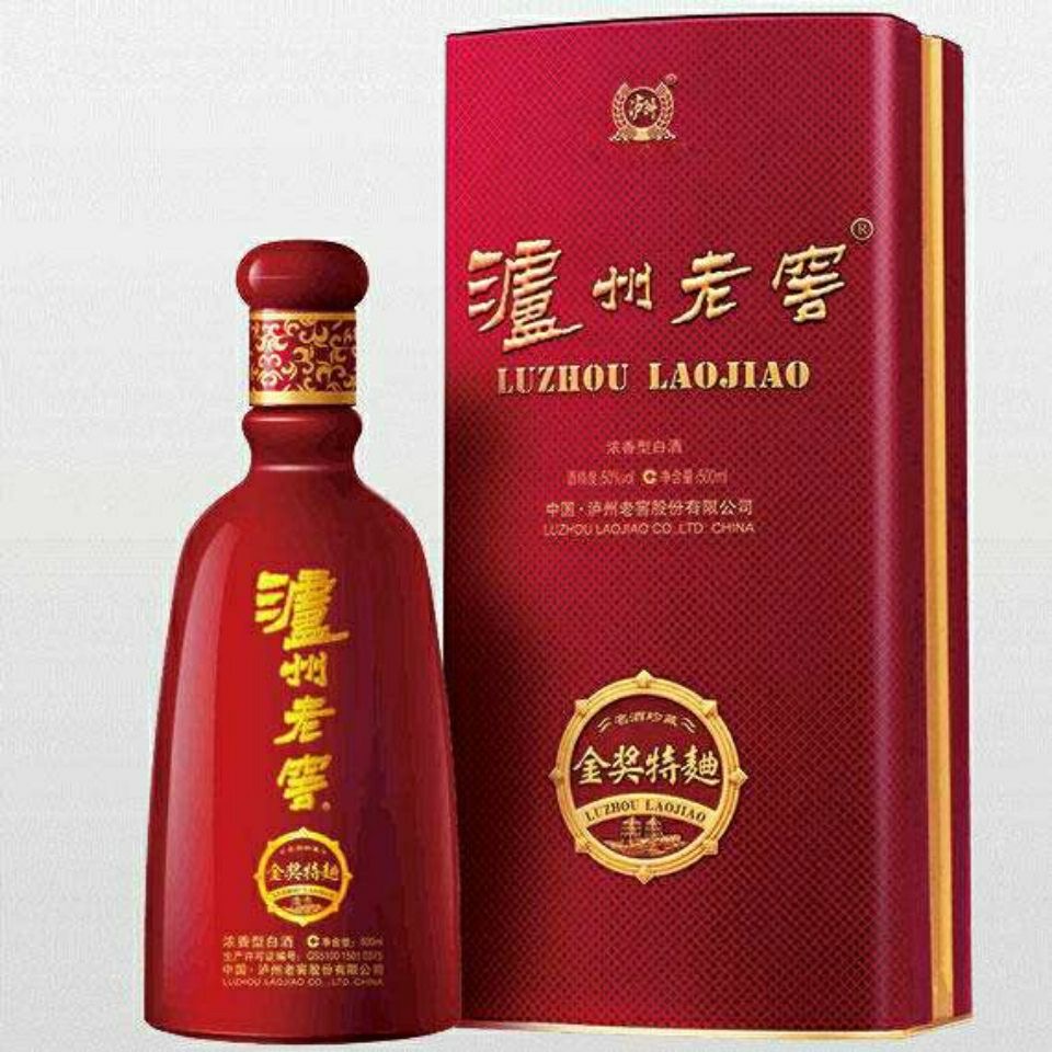 泸州老窖金奖特曲 浓香型白酒50度500ml