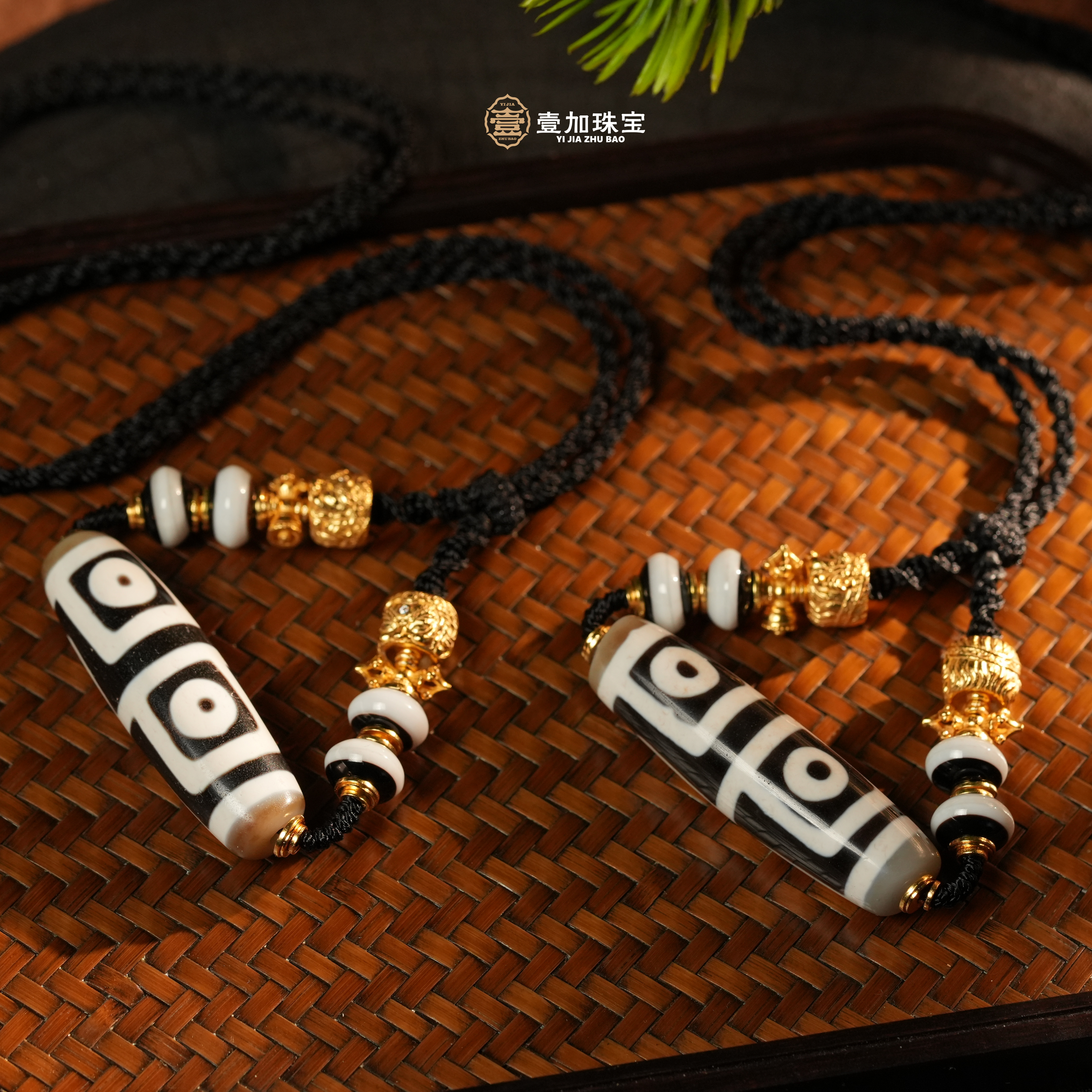 壹加师姐|手工设计聚缘横版地门四玛瑙项链多样性发一6588b