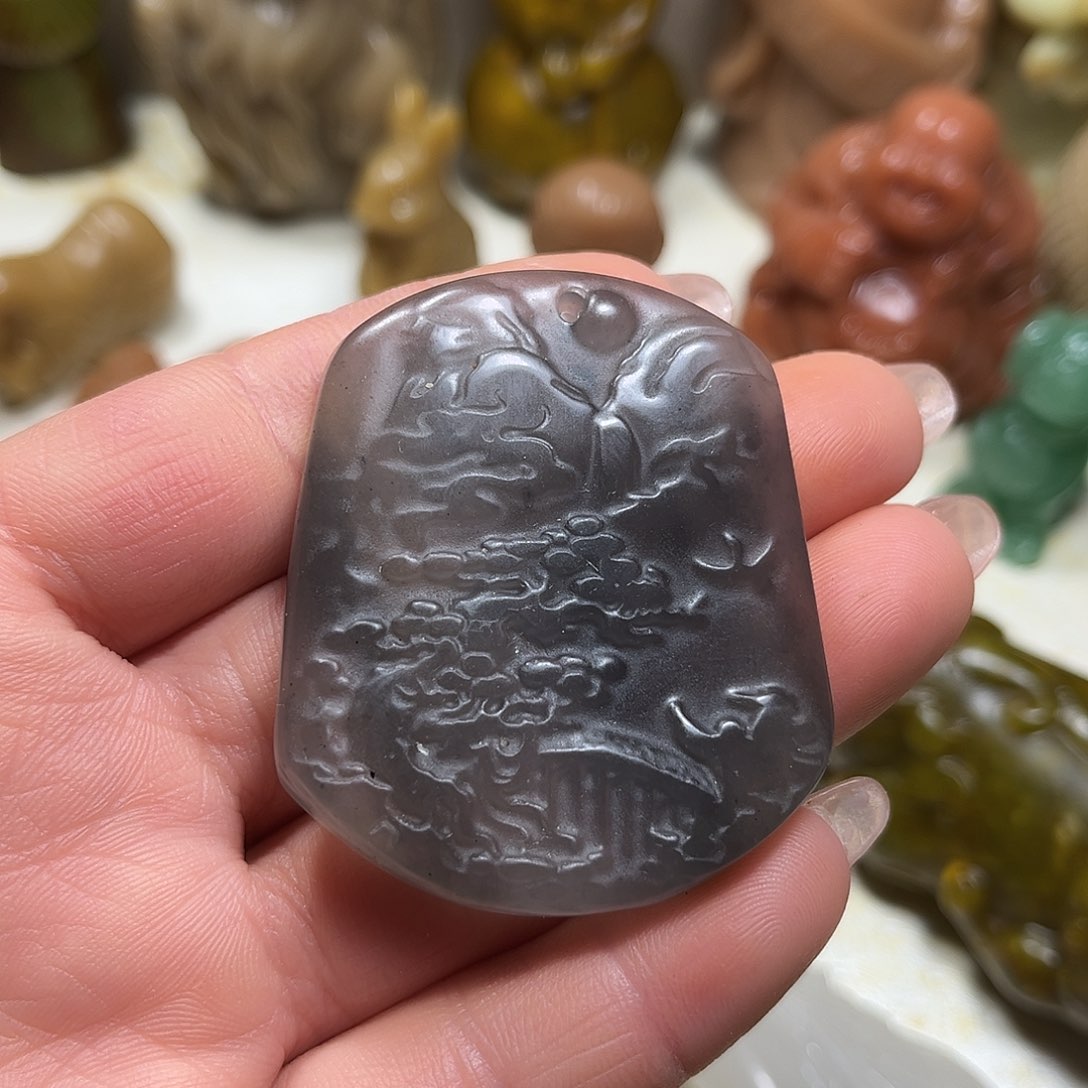 白玉菩提吊坠白玉菩提吊坠