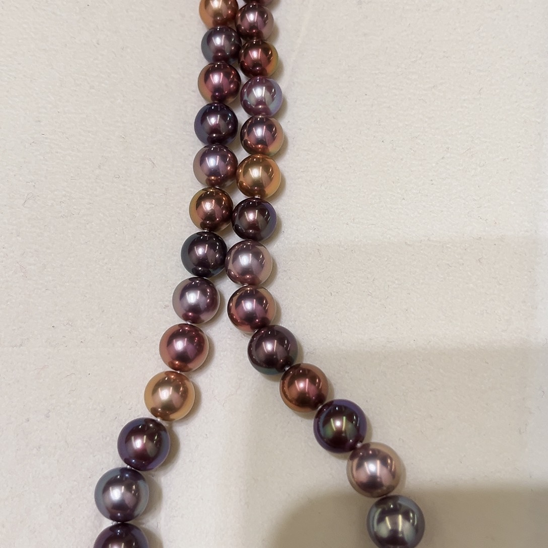 淡水珍珠颈饰银S925镶嵌