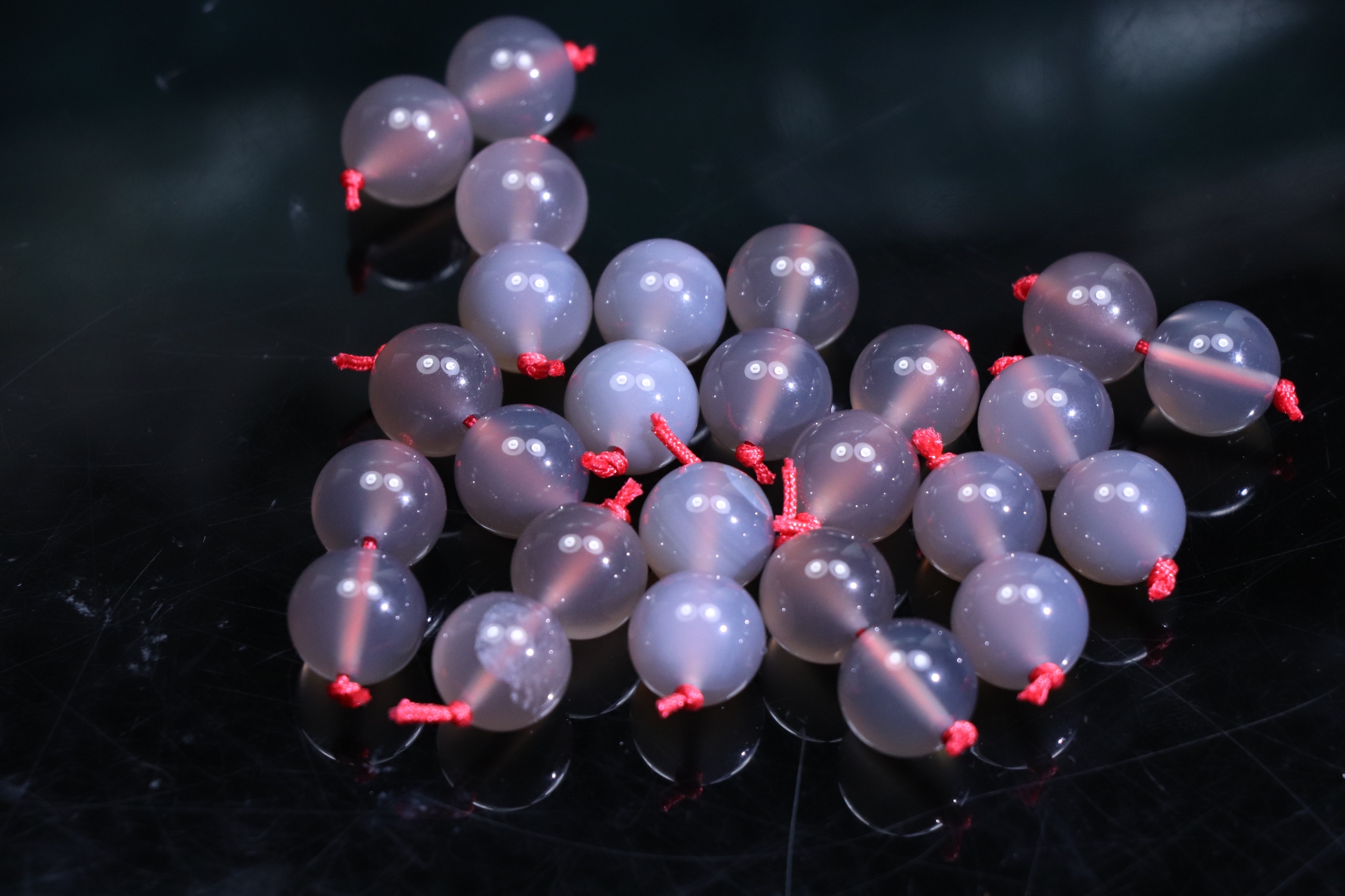 原矿无优化天然玛瑙黑冰对珠多样性发一件颜色随机发