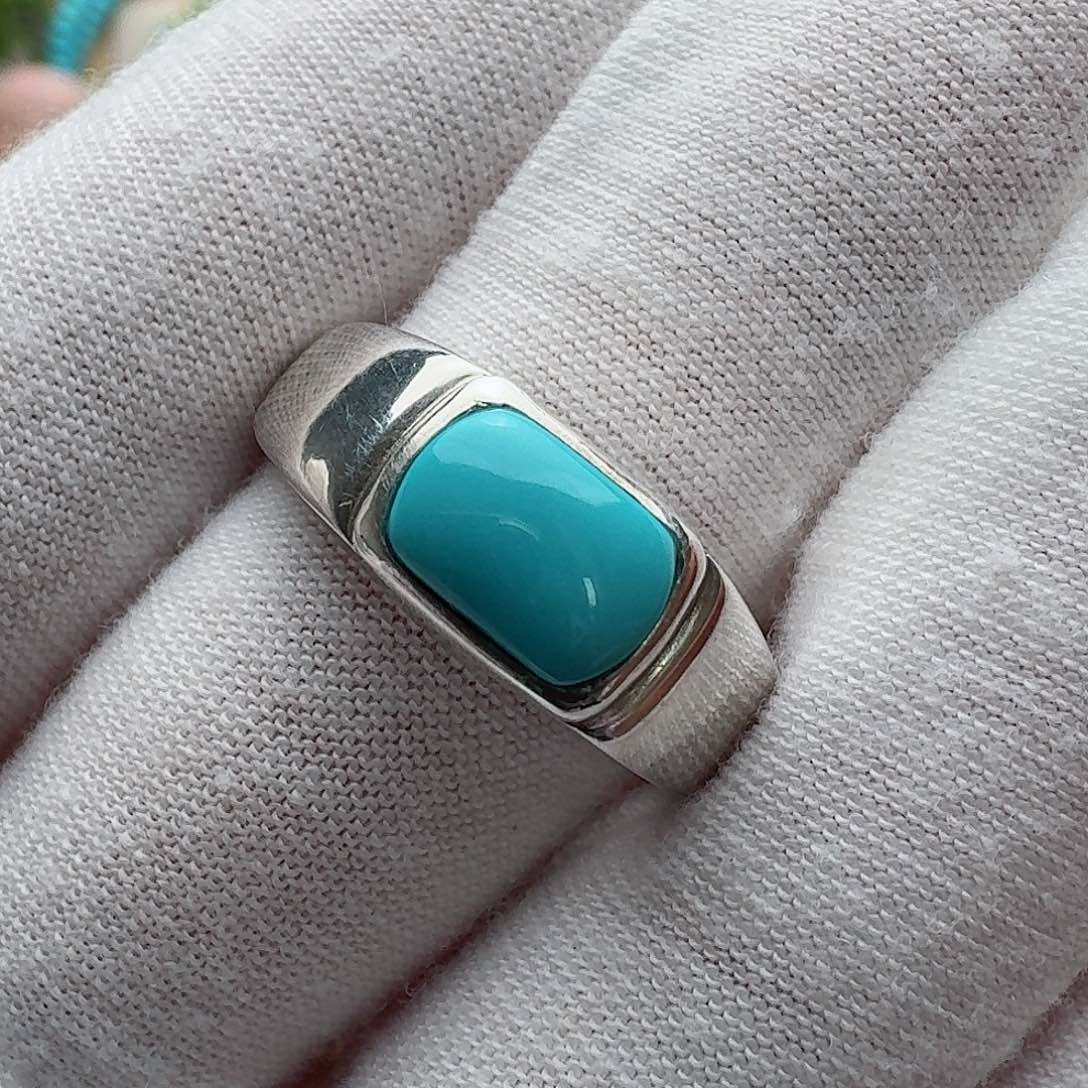 绿松石珠宝奇石银S925镶嵌