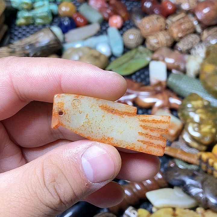 和田玉未镶嵌颈饰111