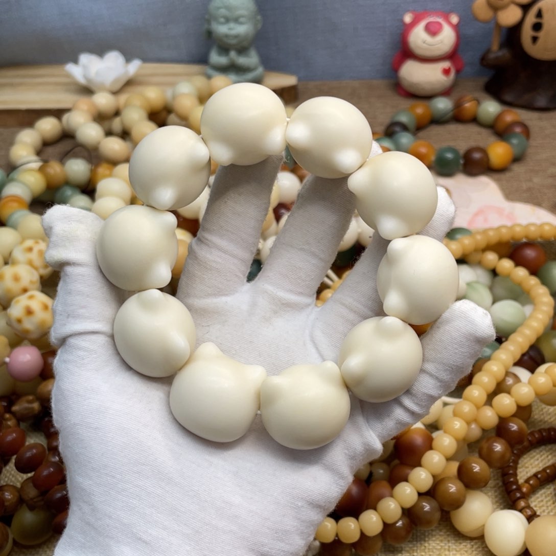 菩提根/象牙果吊坠26+干磨牙果猫头695