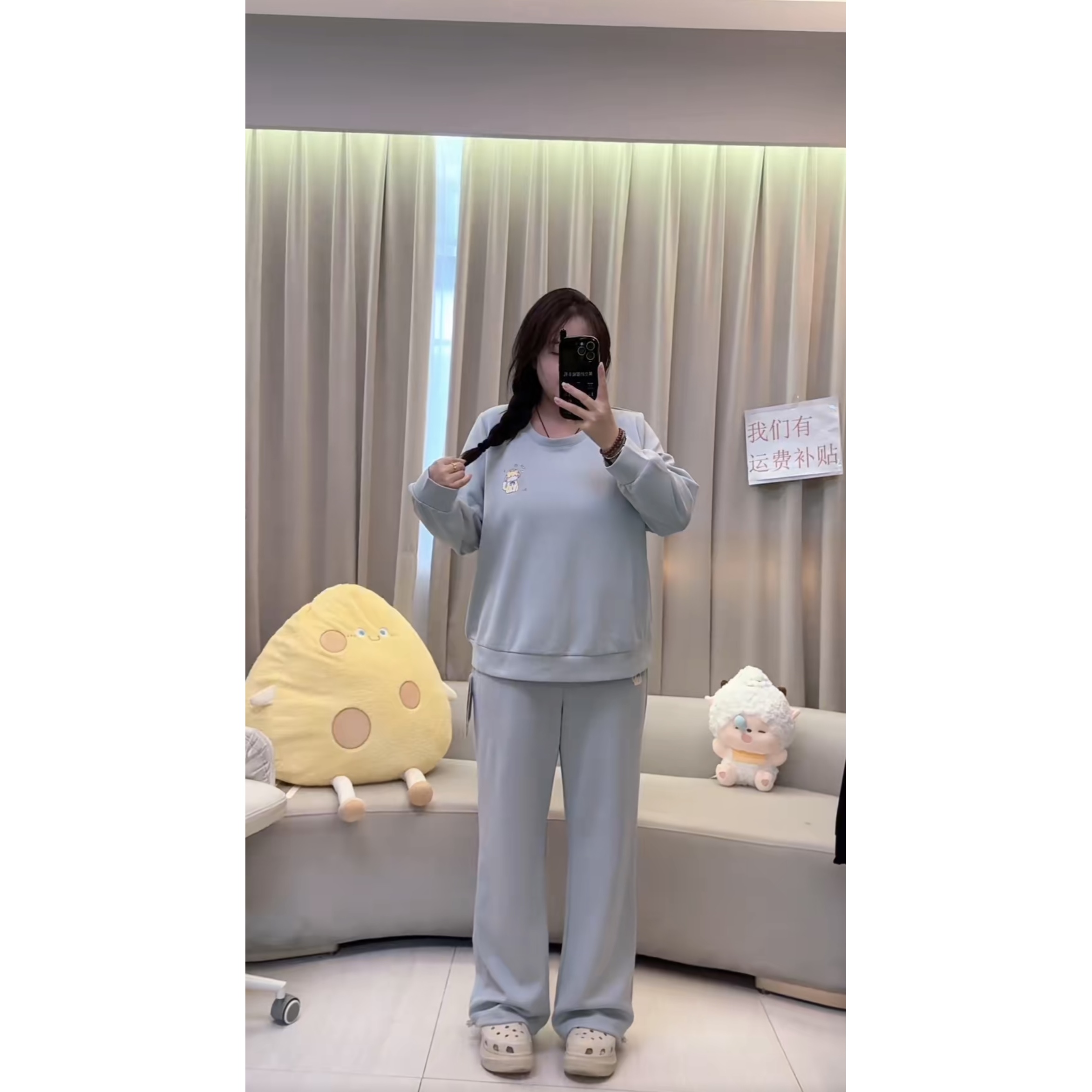 【小巧定制】XQ2107 阔腿卫裤