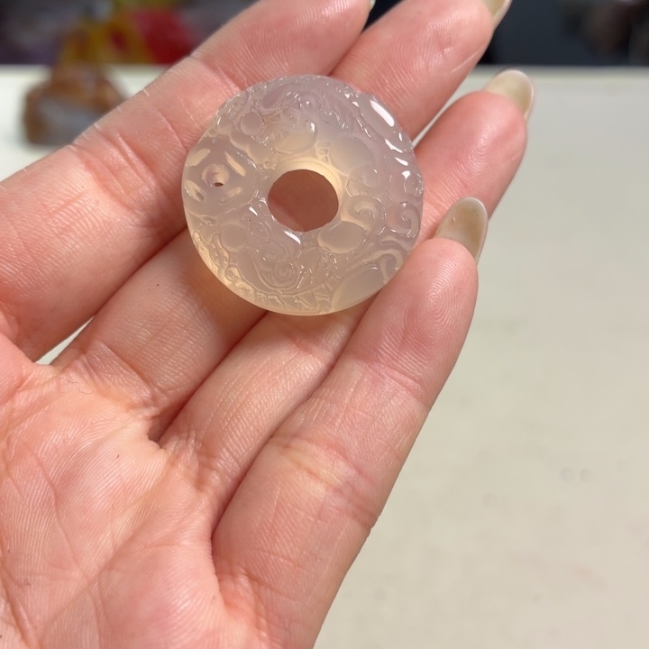 玛瑙/玉髓未镶嵌吊坠(不含链)