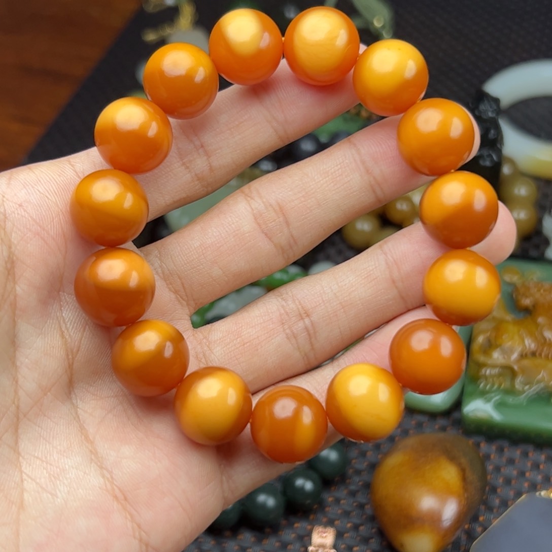 石英质玉手链未镶嵌?****心