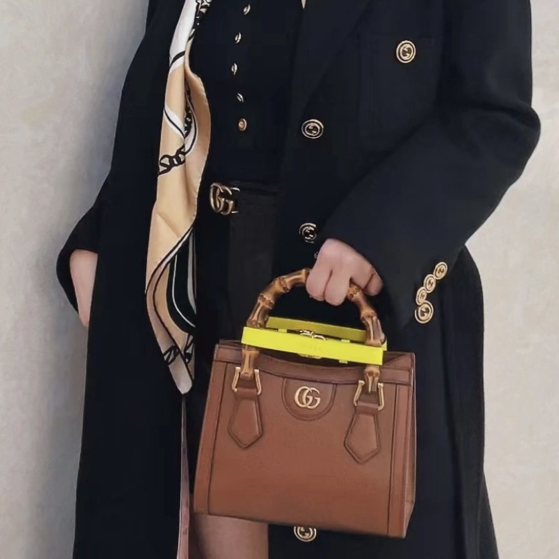 95新 GUCCI/古驰 御古屋/66087/竹节黛安娜