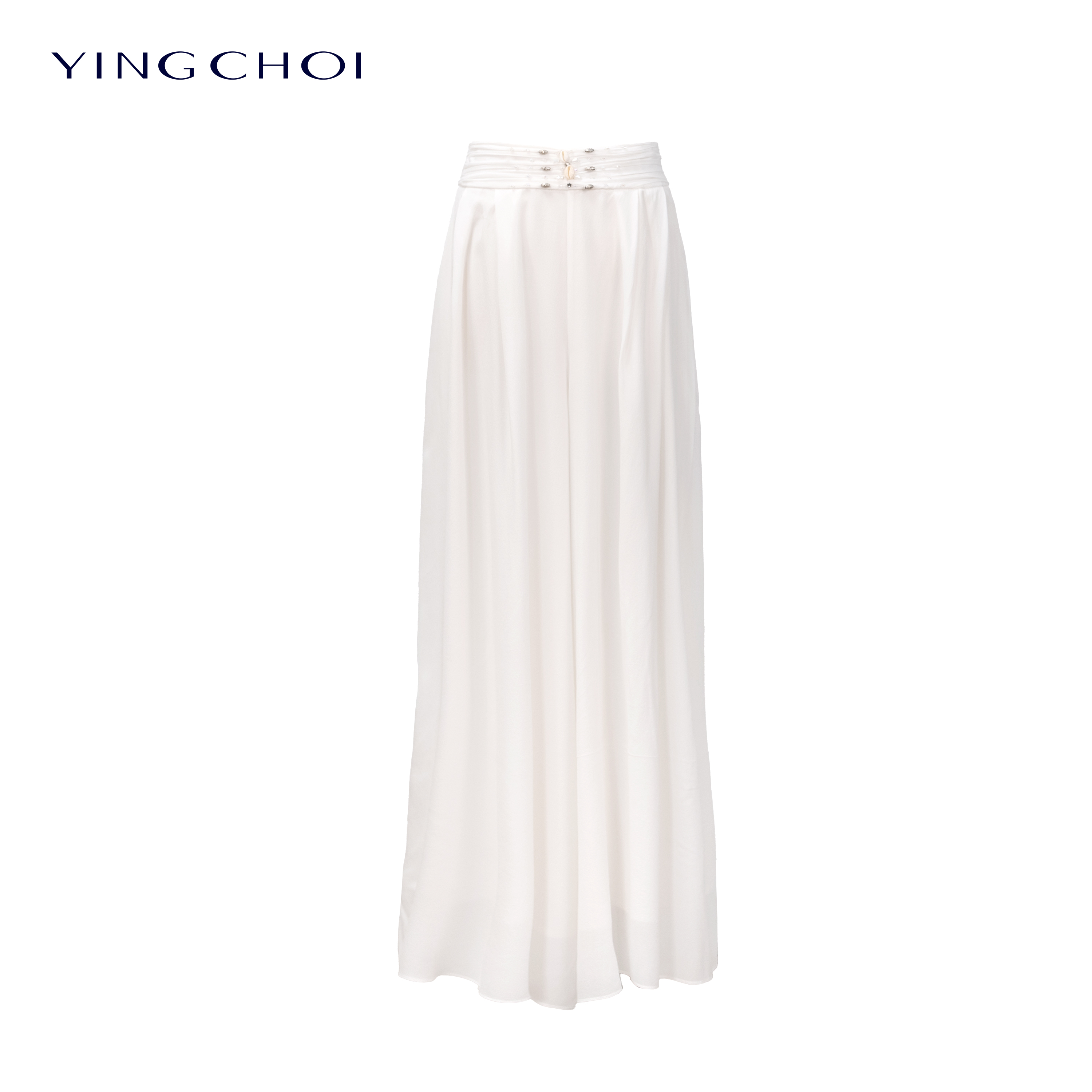 【设计师品牌】YINGCHOI 夏季新款真丝双绉裤子 41618