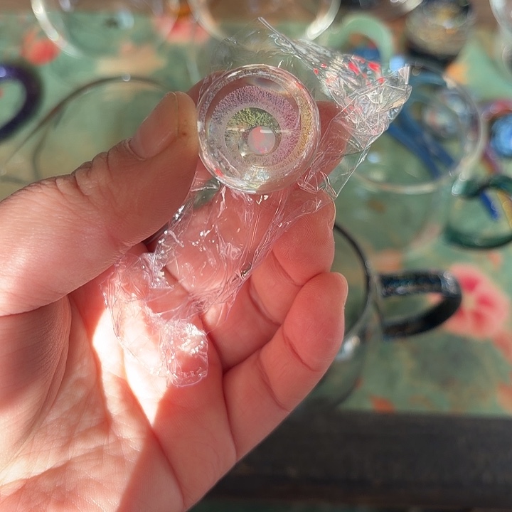 玻璃手工艺品玻璃茶器星云风水缸定制