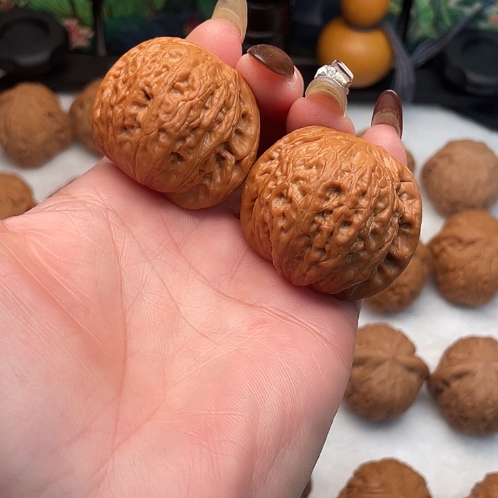 暖***茶核桃手串/手链铁锤40