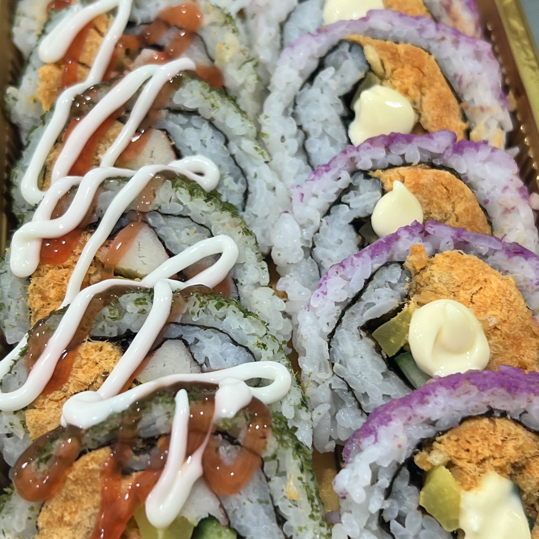 寿司香酥鸡柳火腿双拼