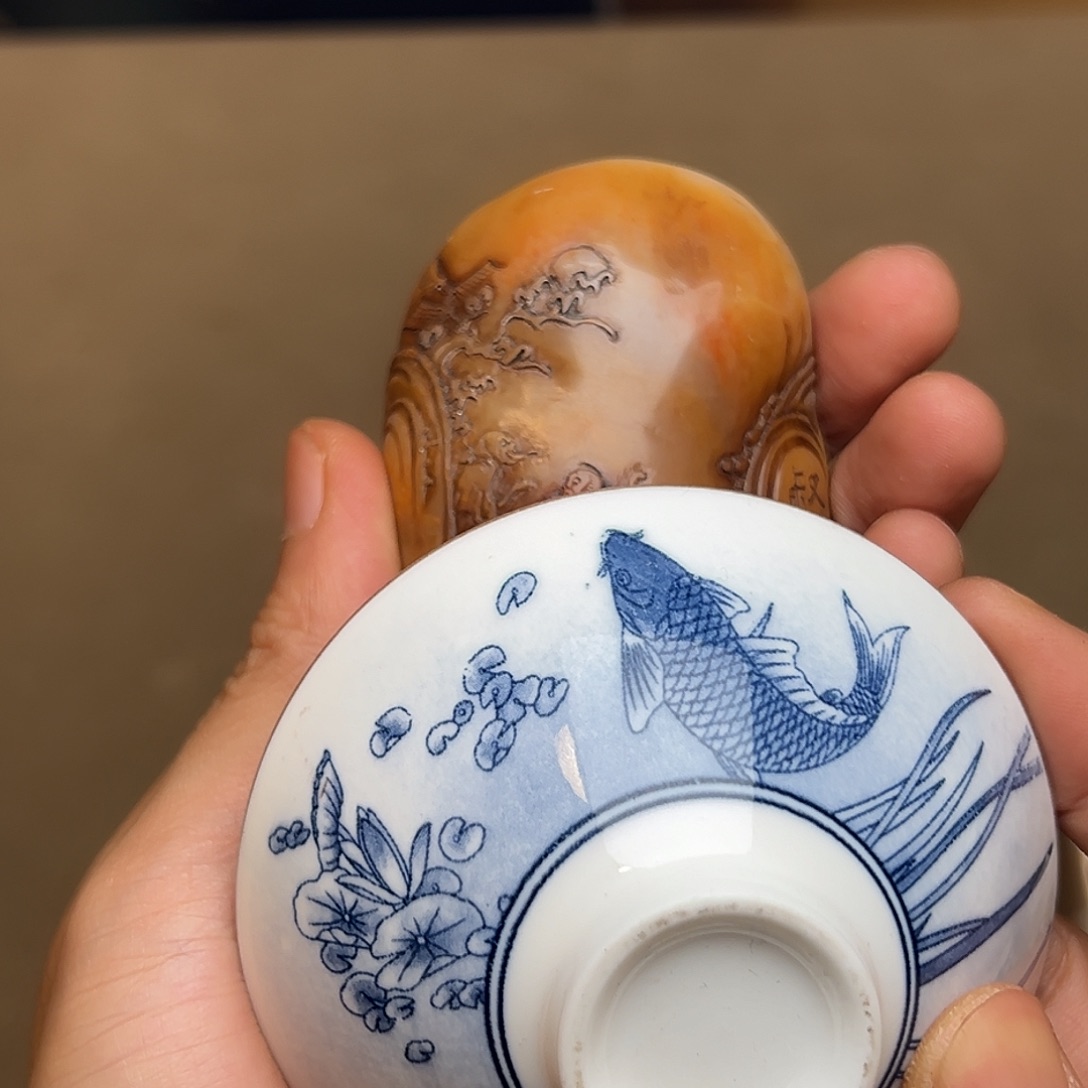 瓷片工艺赏玩器物下单即认可多样性发其一H***B