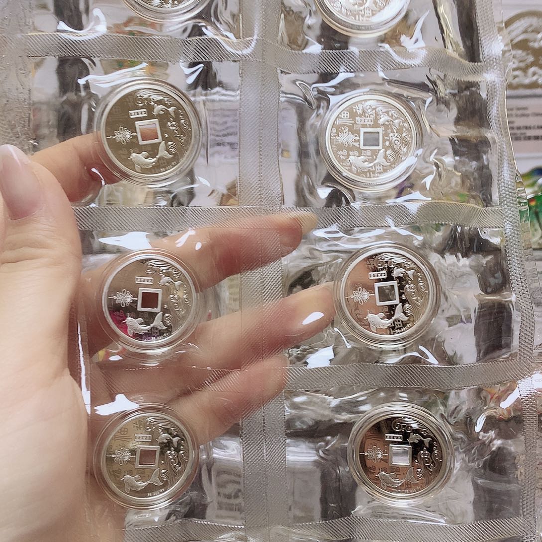 纯银福运连年8克银章*10枚