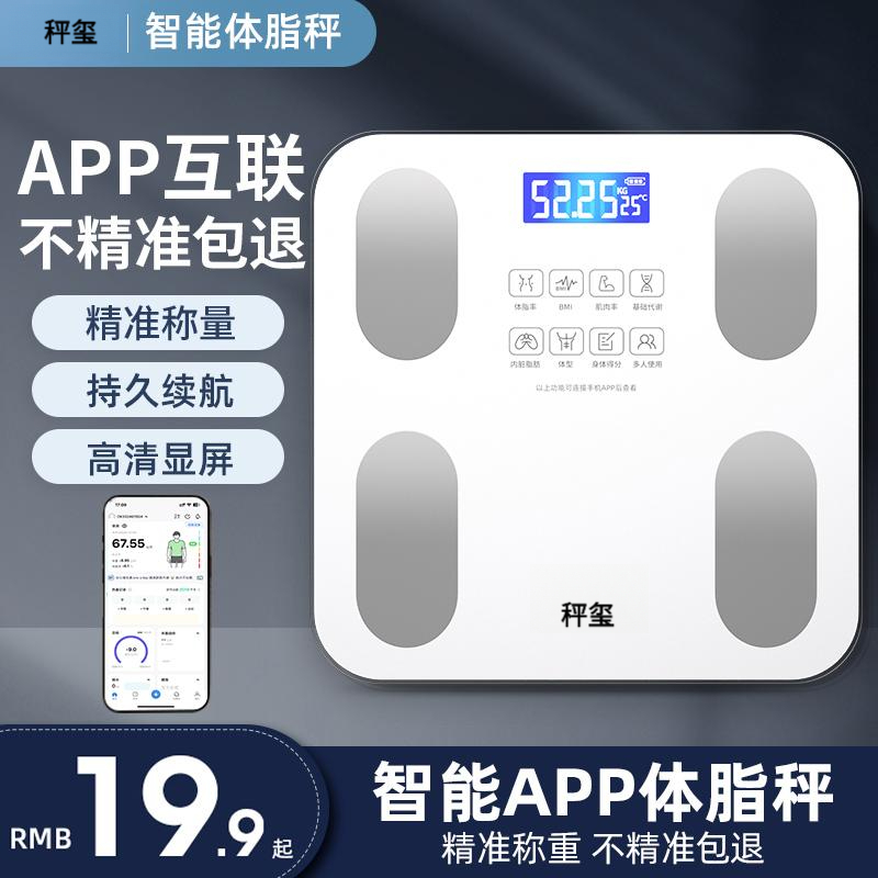 【品牌好物】秤玺体脂秤体重秤家用精准智能电子秤专用连接手机 图片 1