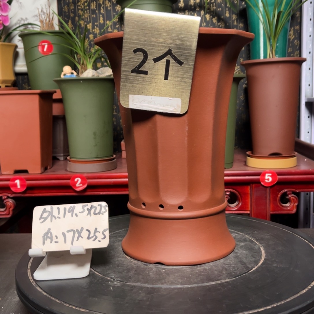 紫砂花盆紫砂花盆