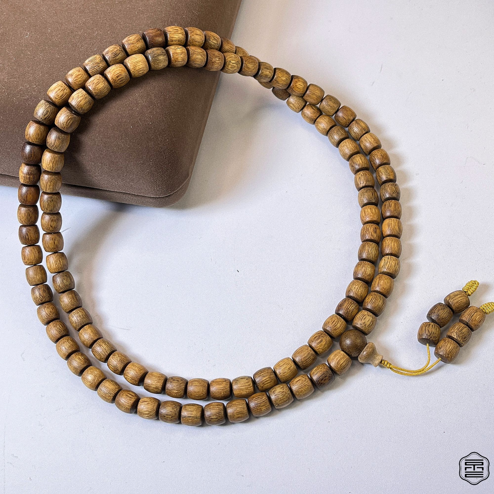 沉香越南大叻都彭沉香手串8+mm多圈手串 沉水级