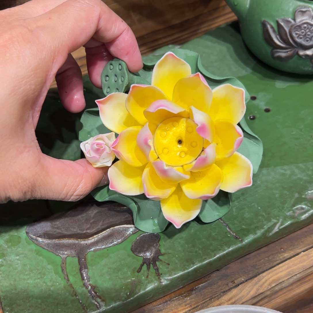 复古风格老陶泥系列茶盘茶具摆件