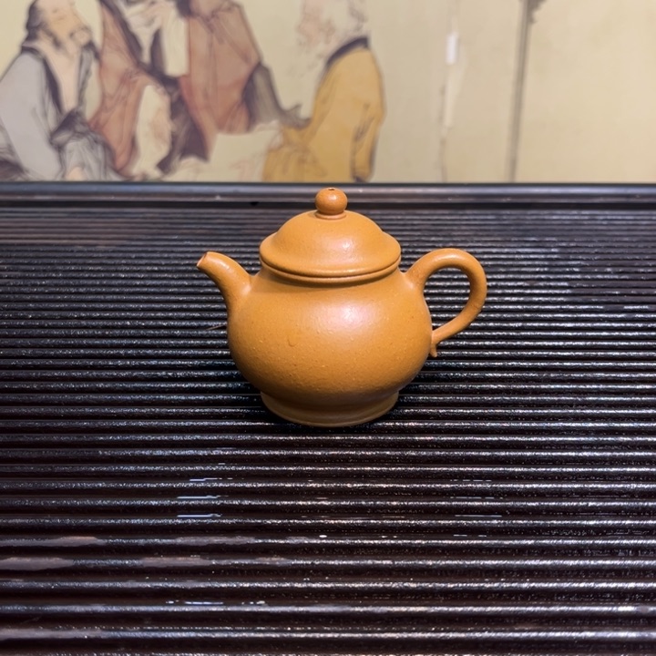紫砂茶壶潘壶黄金段